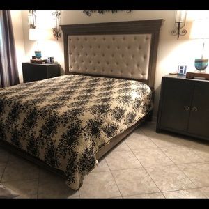 Laura Ashley KING Reversible All Cotton Coverlet